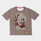 V.V.S. Stud Tee - burgundy