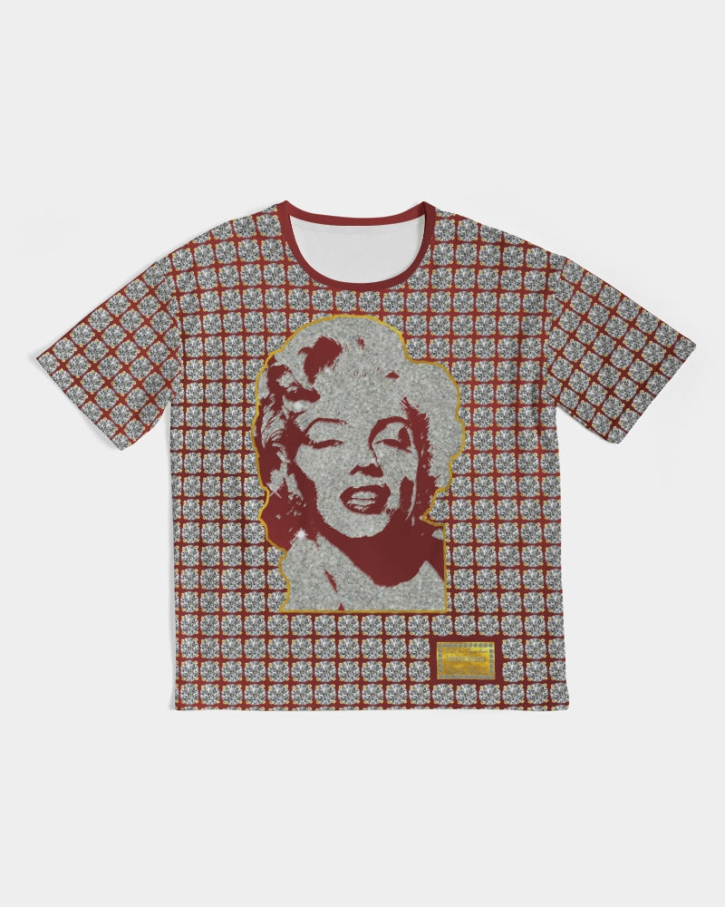 V.V.S. Stud Tee - burgundy