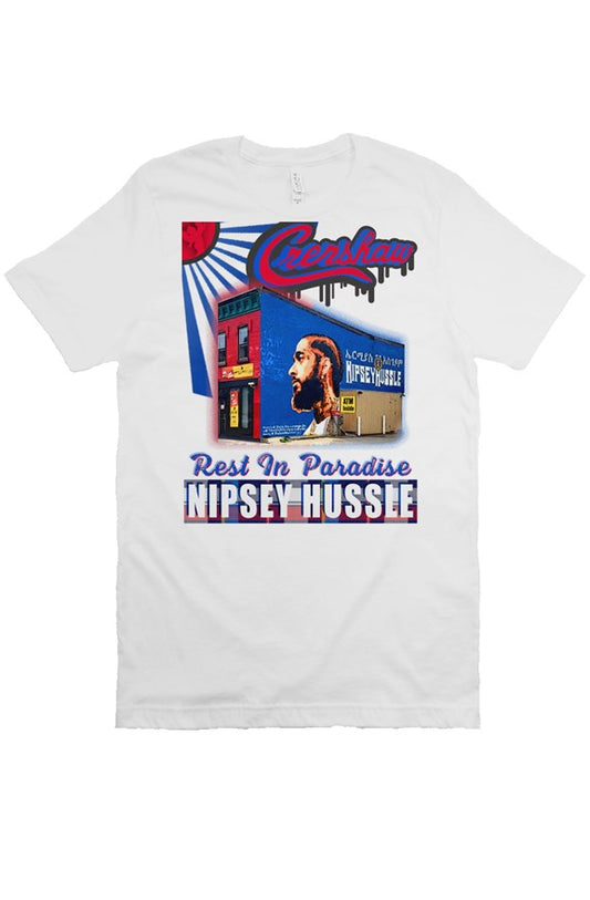 Mural Tee Nipsey - white