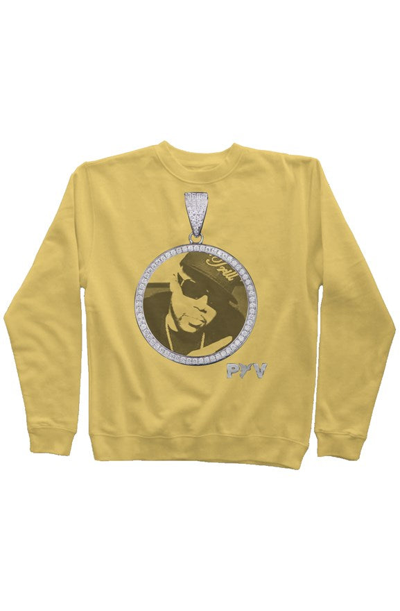 V.V.S. Pendant Crewneck - yellow