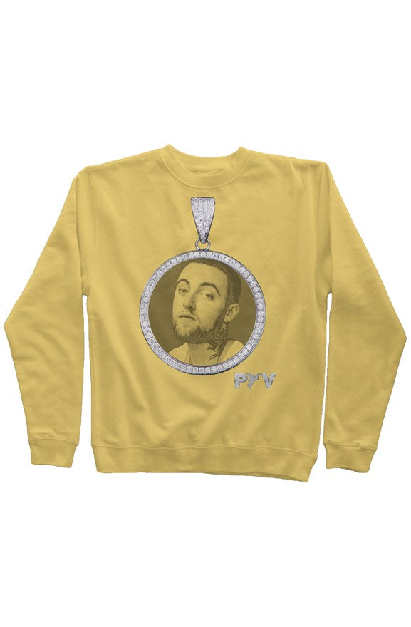 V.V.S. Pendant Crewneck - yellow