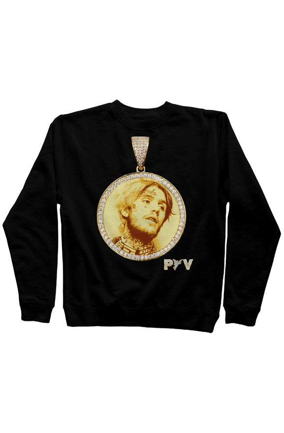 V.V.S. Pendant Crewneck - black