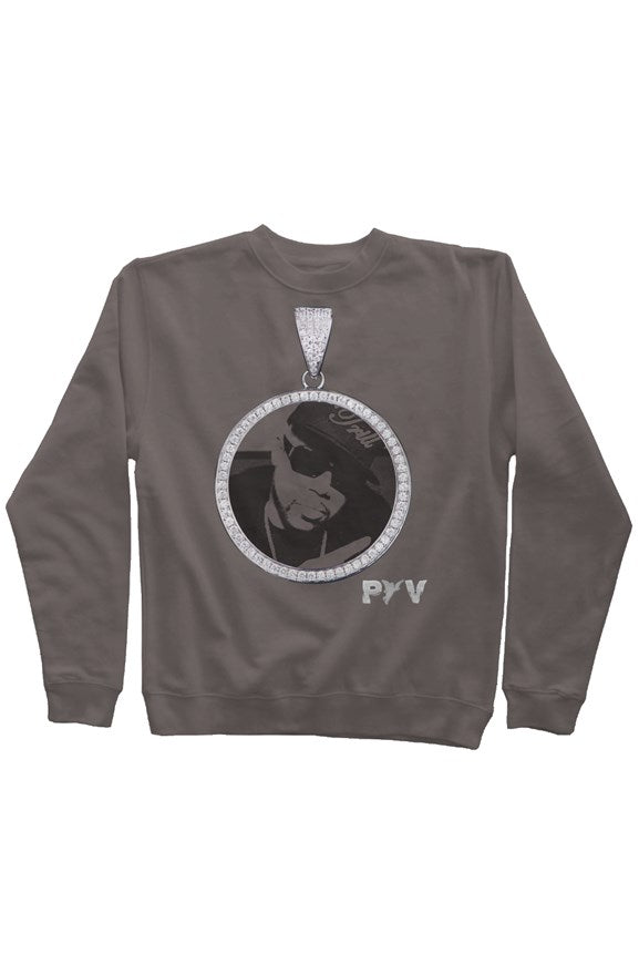 V.V.S. Pendant Crewneck - shadow