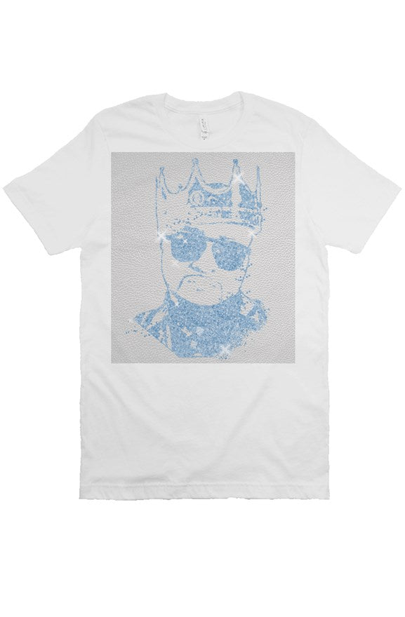 V.V.S. Crushed Ice Tee - blue diamonds