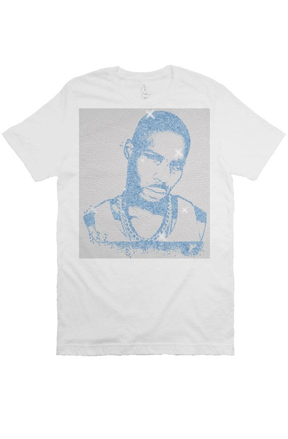 V.V.S. Crushed Ice Tee - blue diamonds