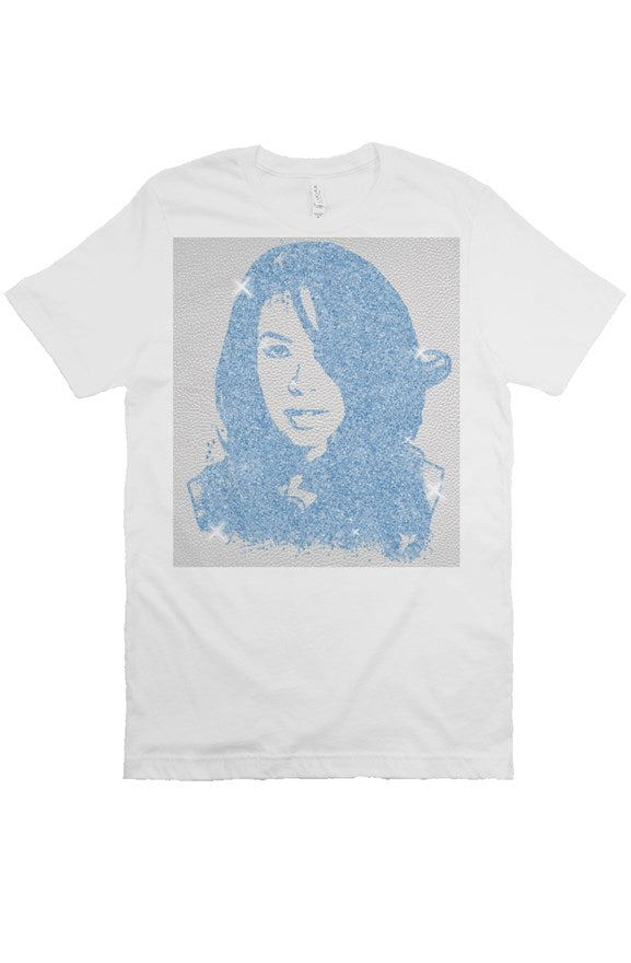 V.V.S. Crushed Ice Tee - blue diamonds