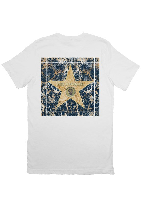 Monumental Star Tee - blue/tan