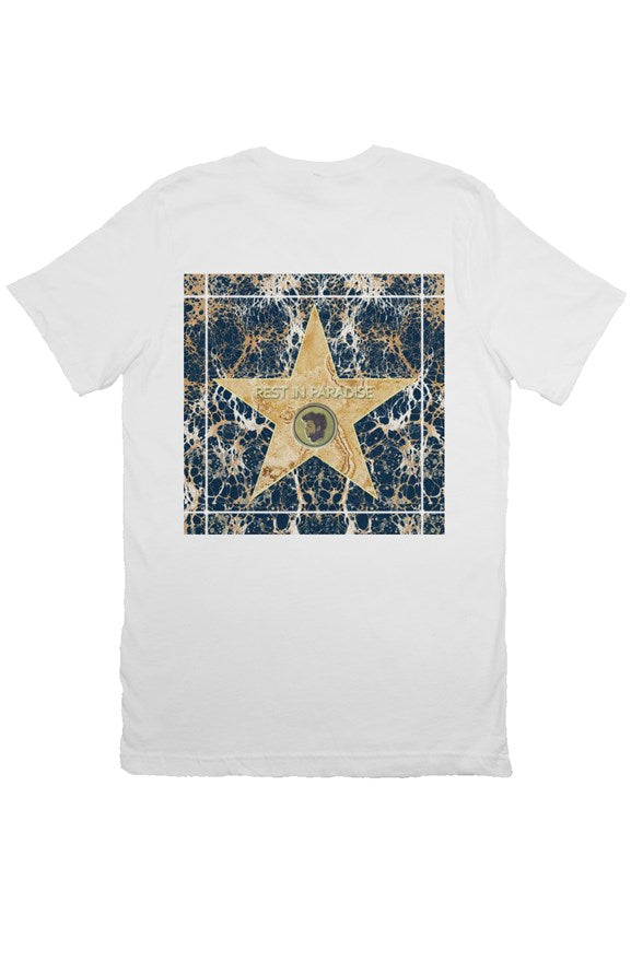 Monumental Star Tee - blue/tan