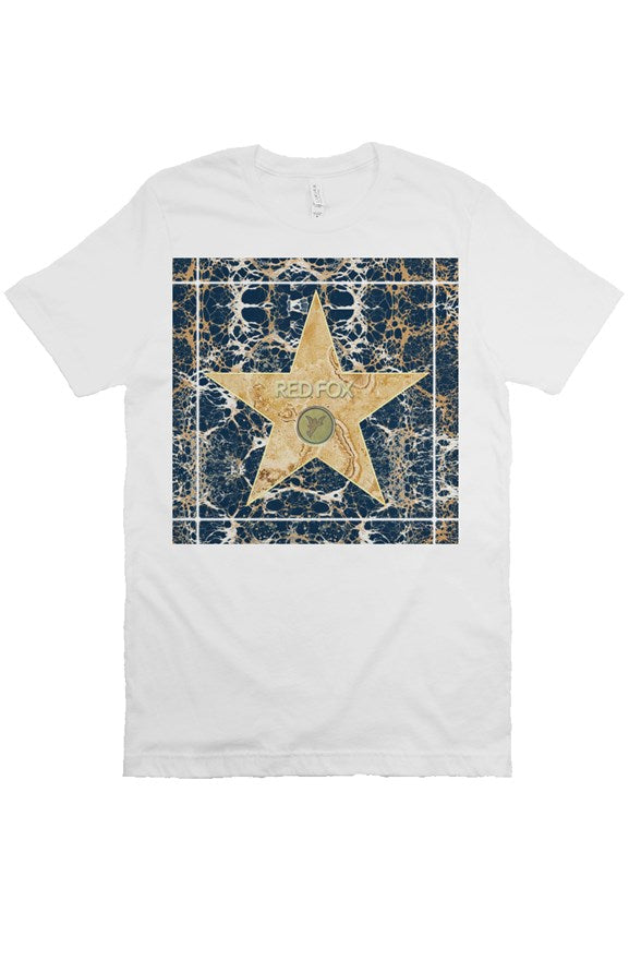 Monumental Star Tee - blue/tan