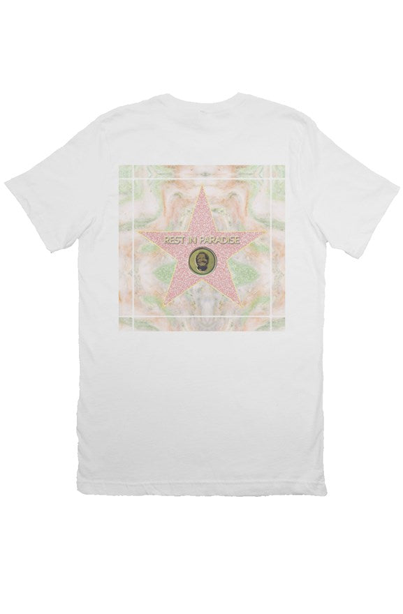 Monumental Star Tee - pink floral