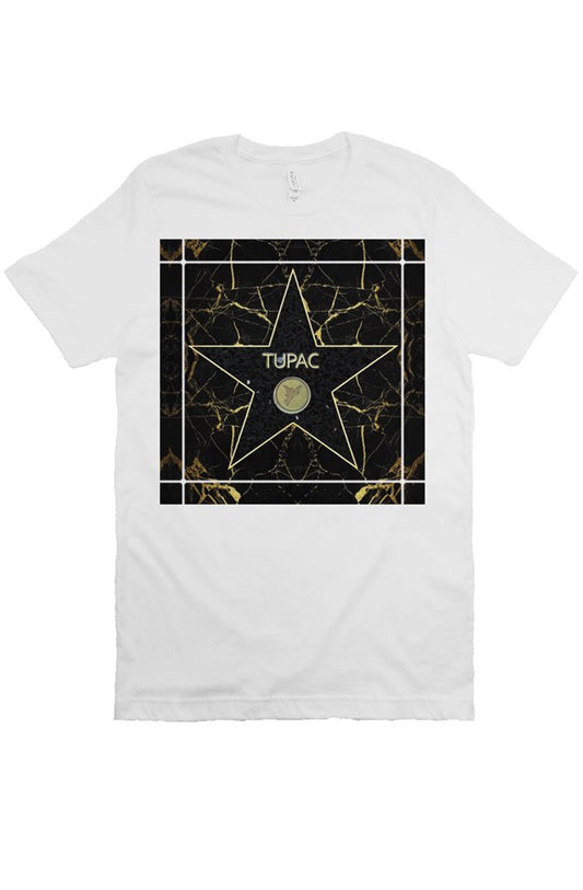 Monumental Star Tee Tupac- black/gold