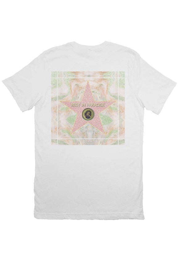 Monumental Star Tee - pink floral