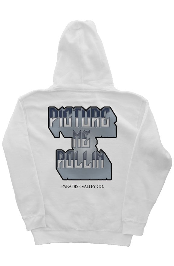 Picture Me Rollin Hoodie- white