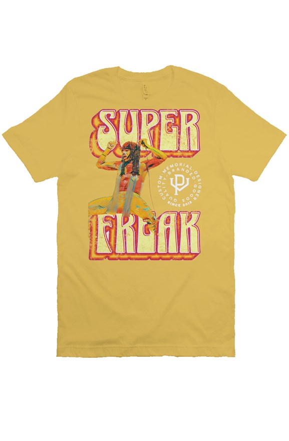 Super Freak Tee- maze yellow