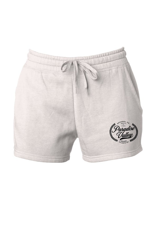 Authentic Logo Wash Shorts- bone/black