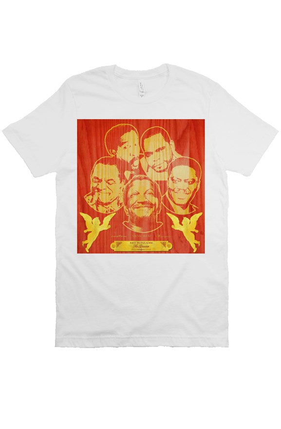 Golden Grain G.O.A.T. Comedy Tee- white/red