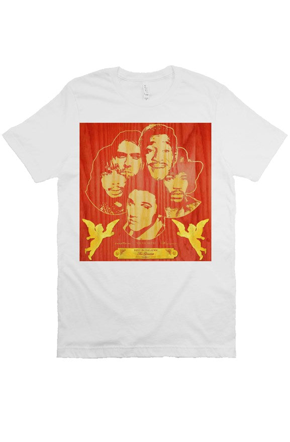 Golden Grain G.O.A.T. Oldies Tee- white/red