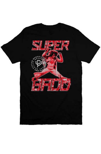 Super Badd Tee- black/red