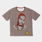 V.V.S. Stud Tee - burgundy