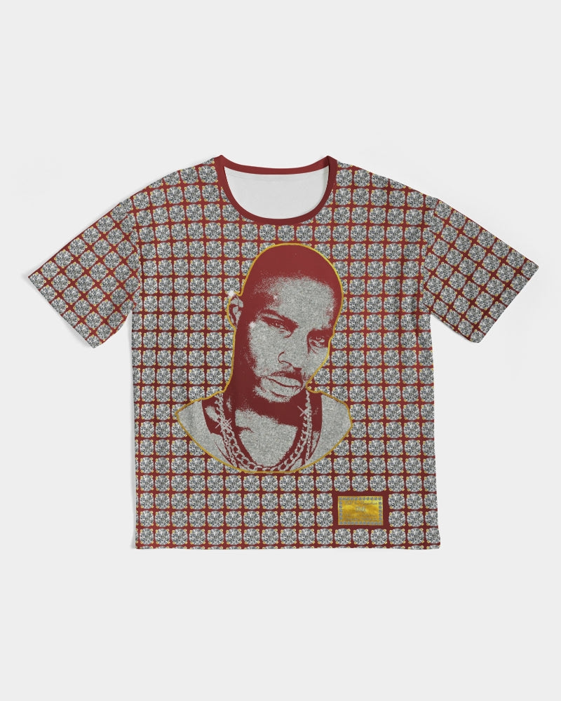 V.V.S. Stud Tee - burgundy