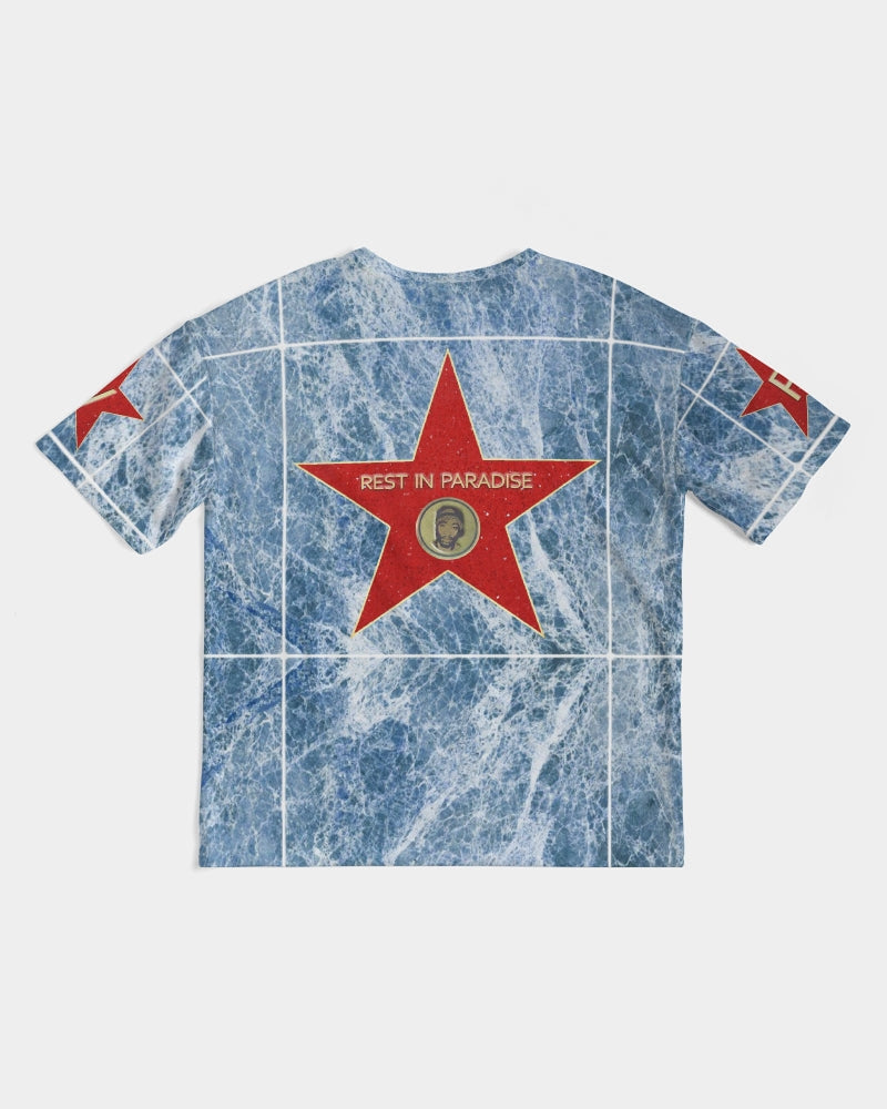 Monumental Tee - blue/red