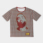 V.V.S. Stud Tee - burgundy