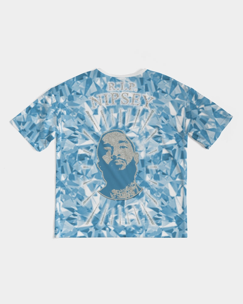 V.V.S. Vision Tee - blue diamonds