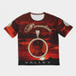 V.V.S. Horizon Tee - red clouds