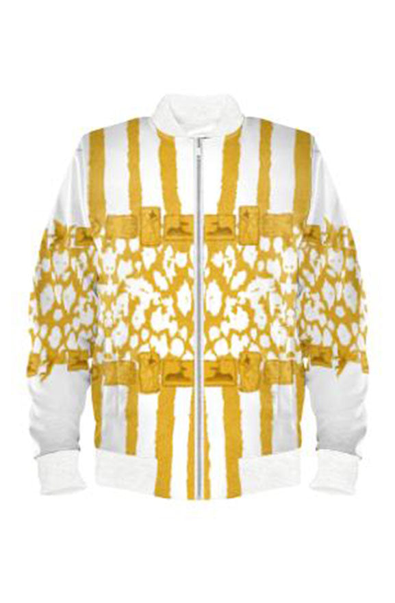 Animal Kingdom Royale Bomber - white