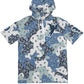 Camo Flag SS Hoodie - blue