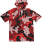 Camo Flag SS Hoodie - red (custom)