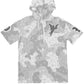 Camo Flag SS Hoodie - white (custom)