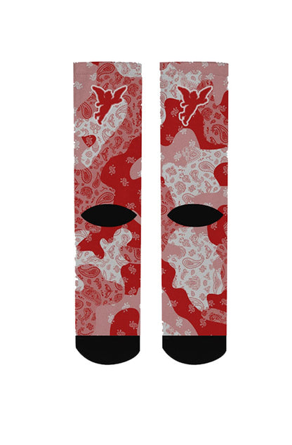 Camo Flag Socks - pink