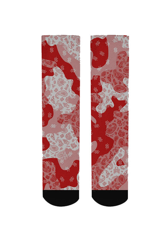 Camo Flag Socks - pink