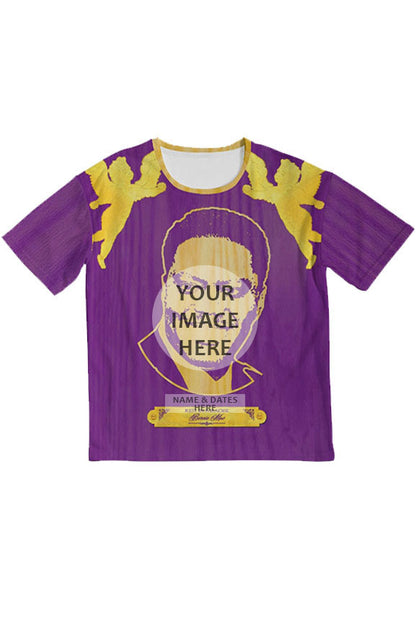 Golden Grain Tee - purple (custom)