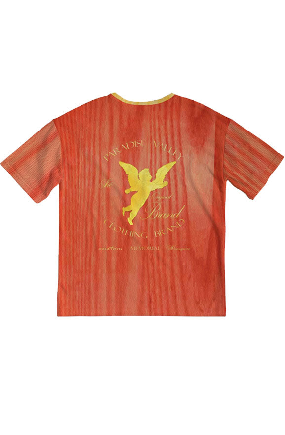 Golden Grain Tee - red