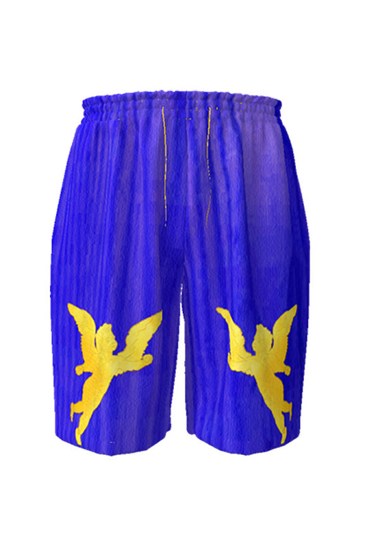 Golden Grain Board Shorts - royal