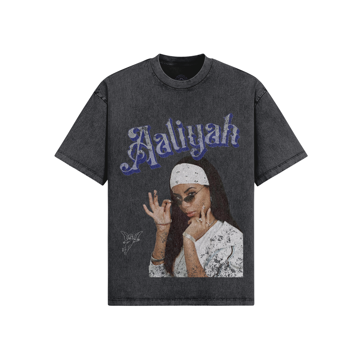 Love Always AALIYAH Tee- blue