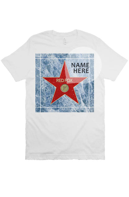 Monumental Star Tee - blue/red (custom)