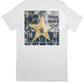 Monumental Star Tee - blue/tan (custom)