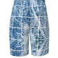 Monumental Board Shorts - blue/red