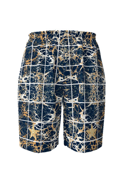 Monumental Board Shorts - blue/tan