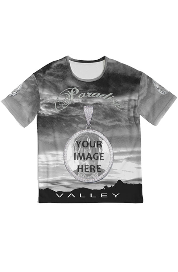 V.V.S. Horizon Tee - grey skies (custom)