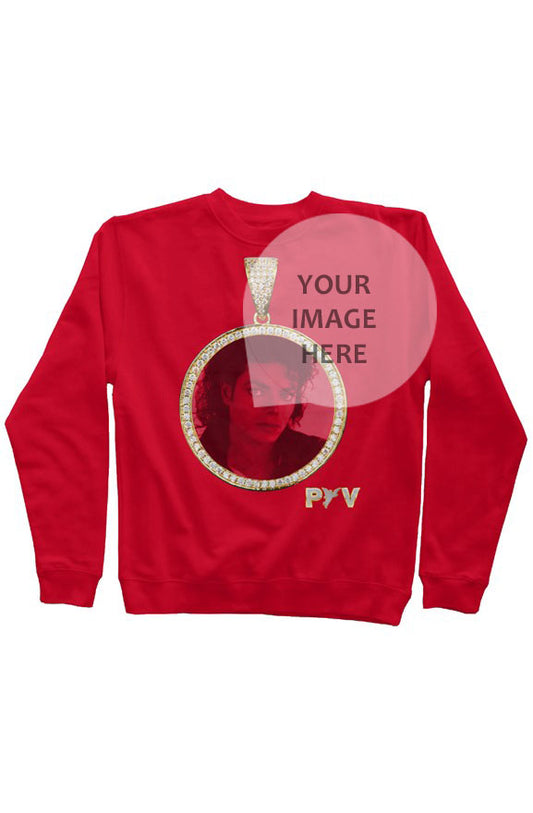 V.V.S. Pendant Crewneck - red (custom)