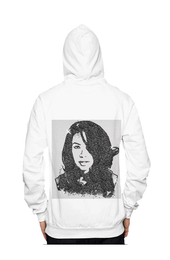 V.V.S. Crushed Ice Hoodie - black diamonds