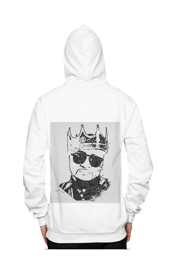 V.V.S. Crushed Ice Hoodie - black diamonds