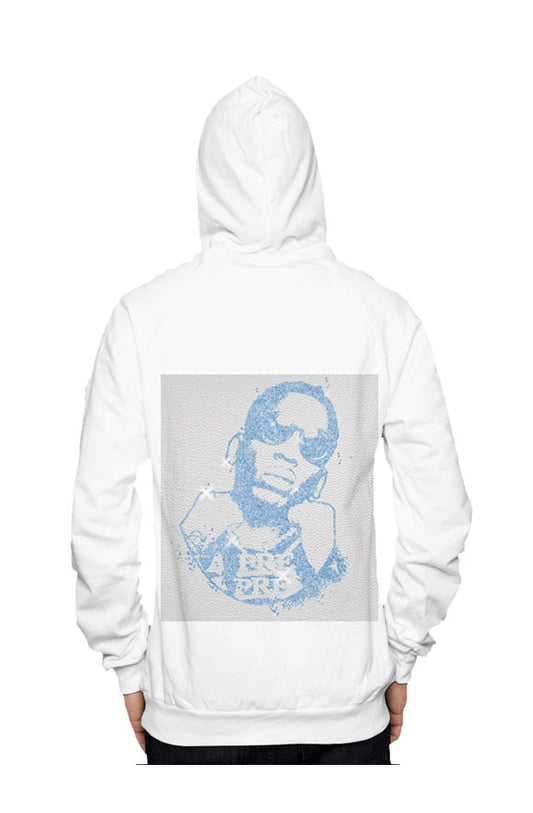 V.V.S. Crushed Ice Hoodie - blue diamonds