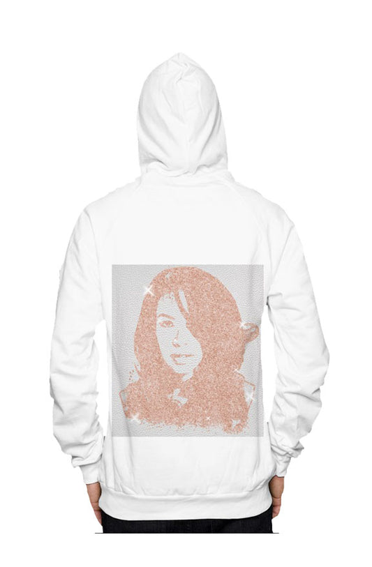 V.V.S. Crushed Ice Hoodie - pink diamonds