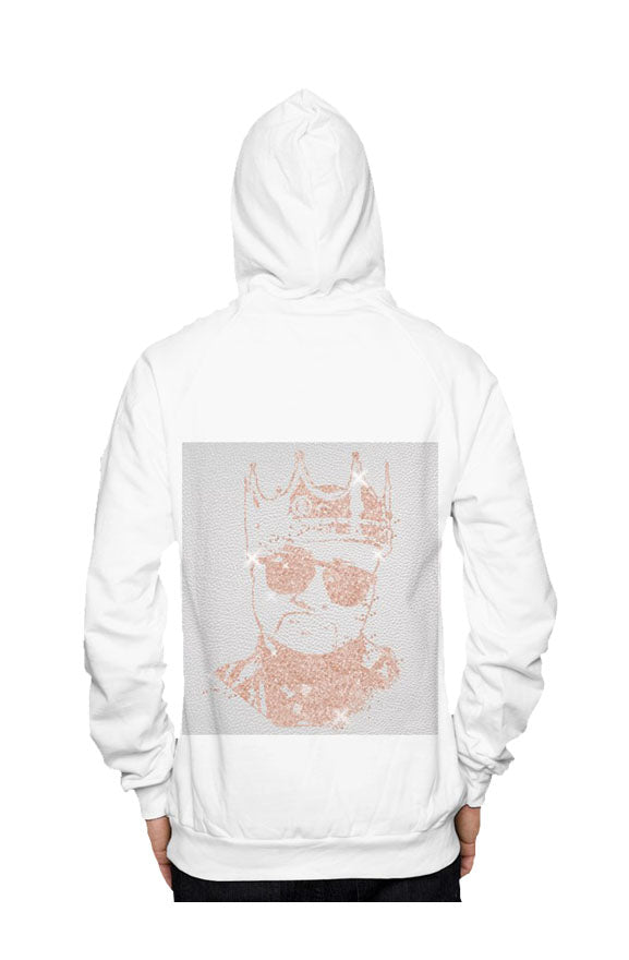 V.V.S. Crushed Ice Hoodie - pink diamonds