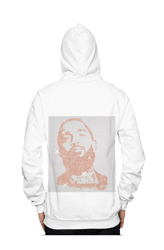 V.V.S. Crushed Ice Hoodie - pink diamonds